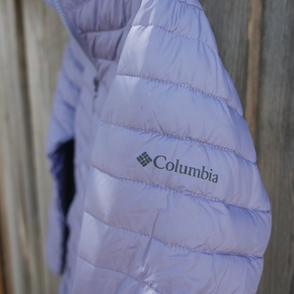 Columbia Women's Purple Powder Lite Puffer Jacket - Picture 3 of 8
